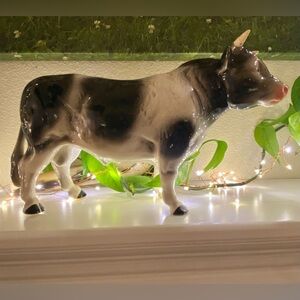 Vtg Melba Ware England Butchers Shop Window Display Bull Cow Figurine LARGE